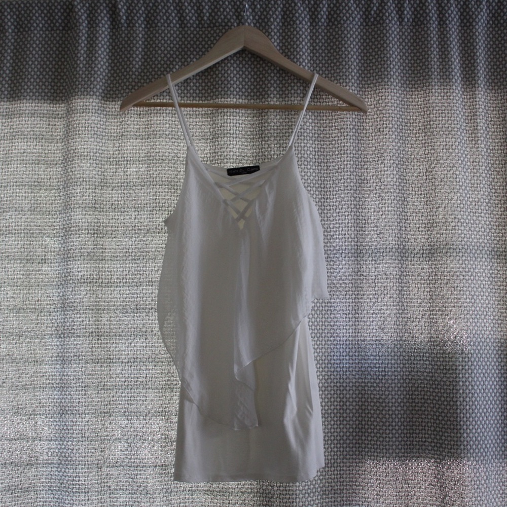 Kim and Cami White Tank